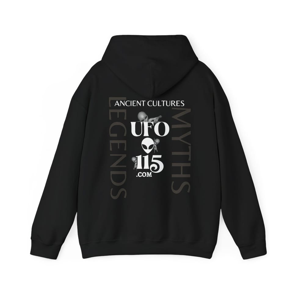 Ancient Thai Secrets Hoodie, back view (Printify product mockup)