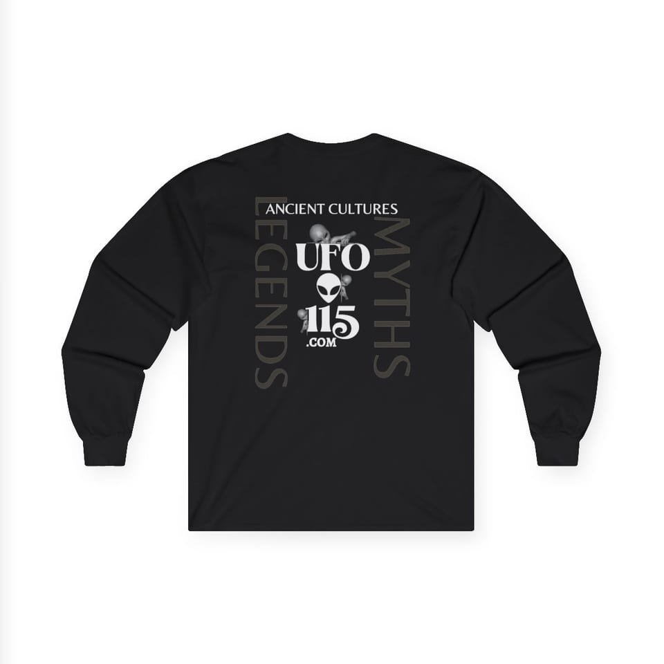 Ancient Thai Secrets Long Sleeve Tee, back view (Printify product mockup)