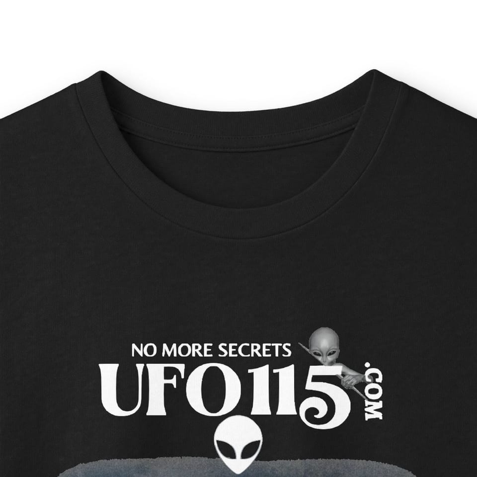 Ancient Thai Secrets Long Sleeve Tee, collar closeup view (Printify product mockup)