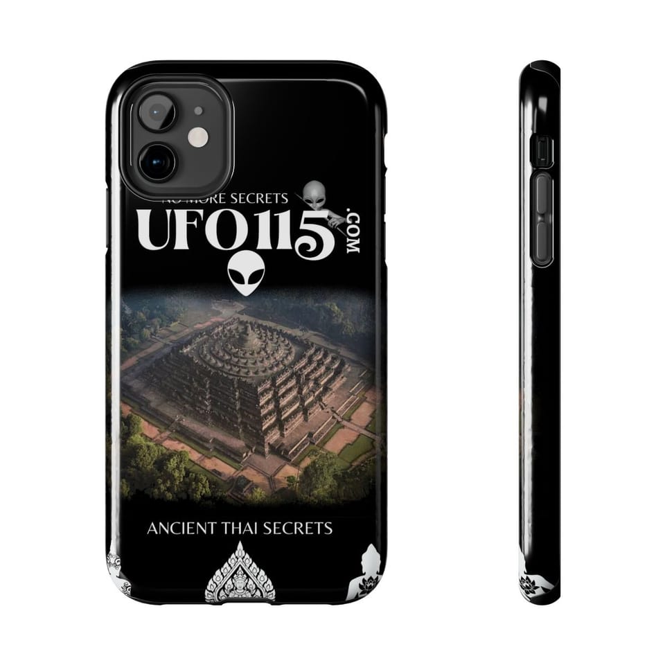 Ancient Thai Secrets Phone Case, side view (Printify product mockup)