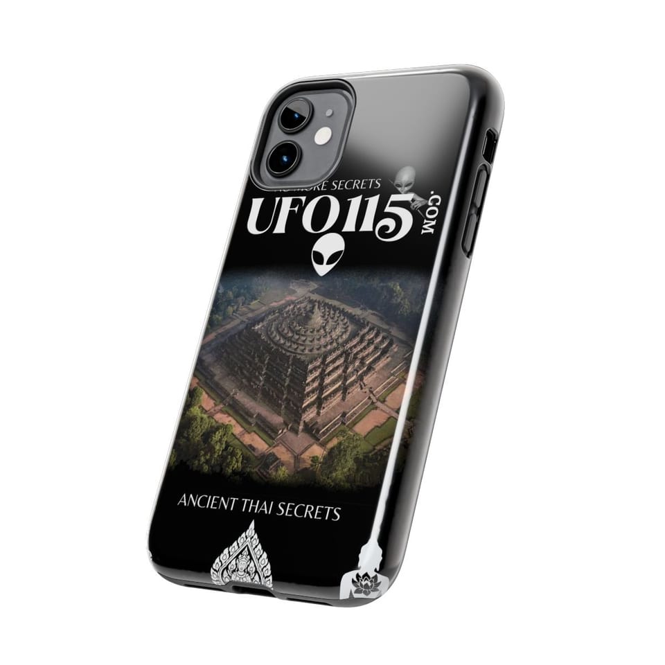 Ancient Thai Secrets Phone Case, side view (Printify product mockup)