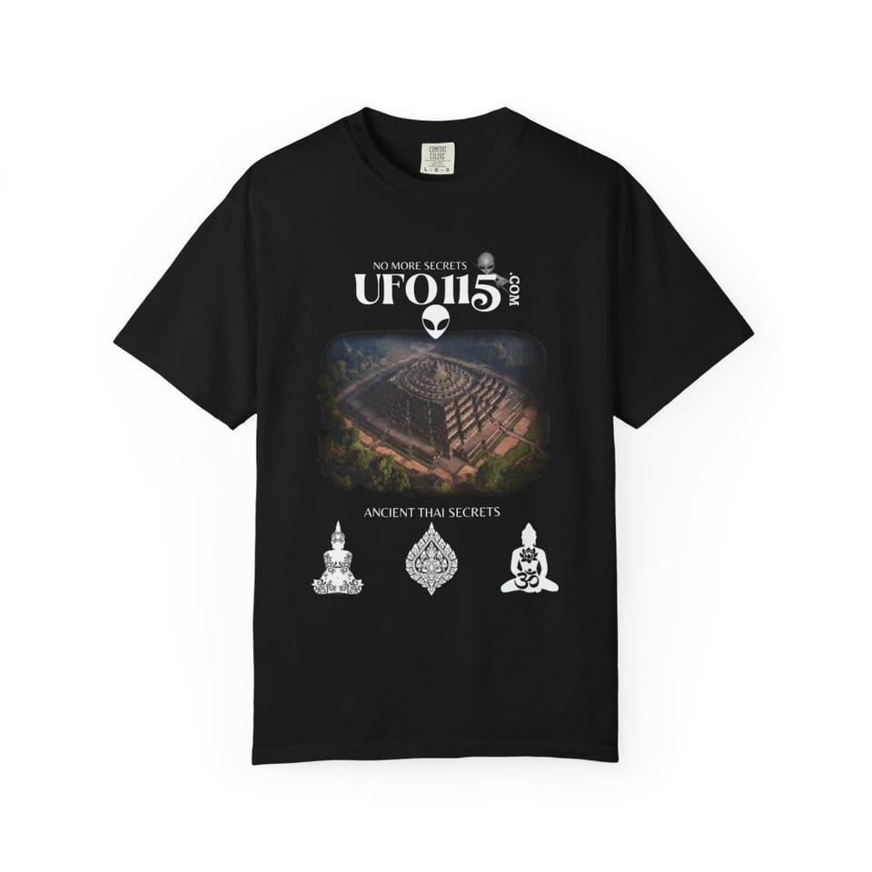 Ancient Thai Secrets Tee, front view (Printify product mockup)