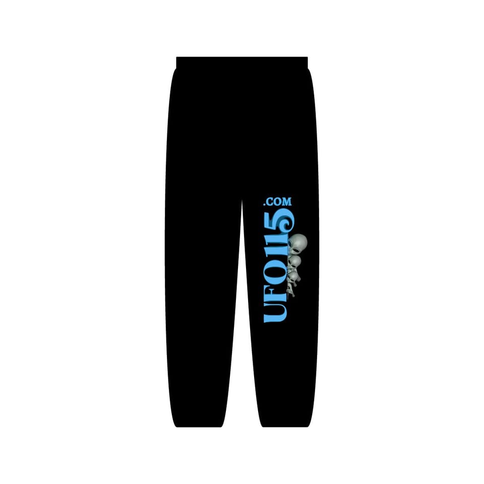 Area 51 Reverse Engineering Dept Sweatpants, front view (Printify product mockup)