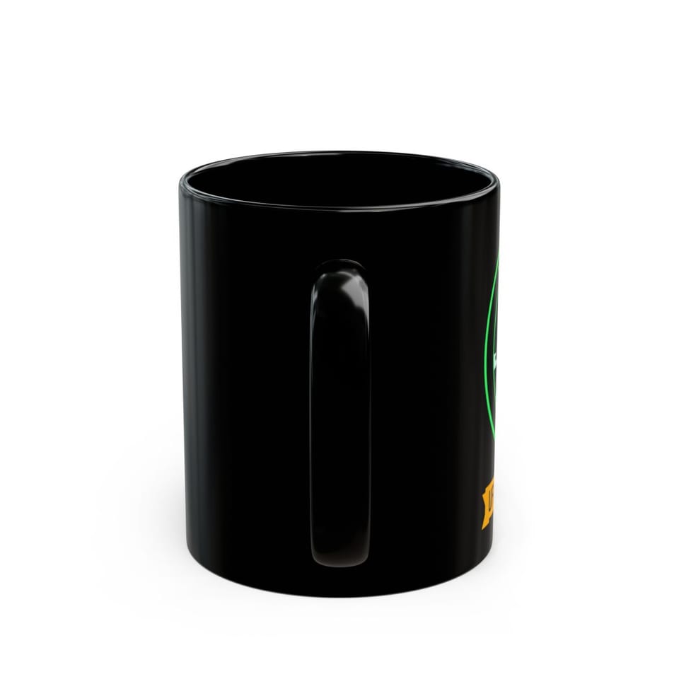 Base on the Moon Mission Patch Mug, back view (Printify product mockup)