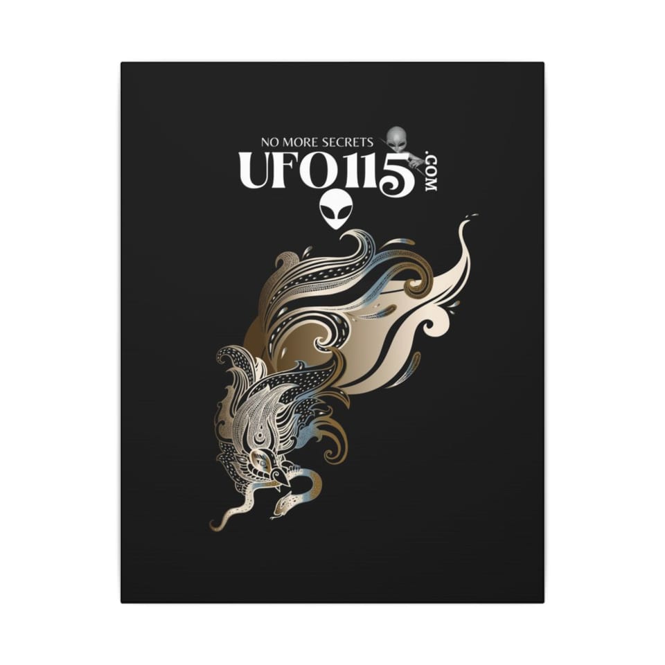 Garuda Bird Canvas, front view (Printify product mockup)