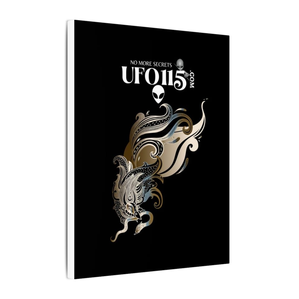Garuda Bird Canvas, side view (Printify product mockup)