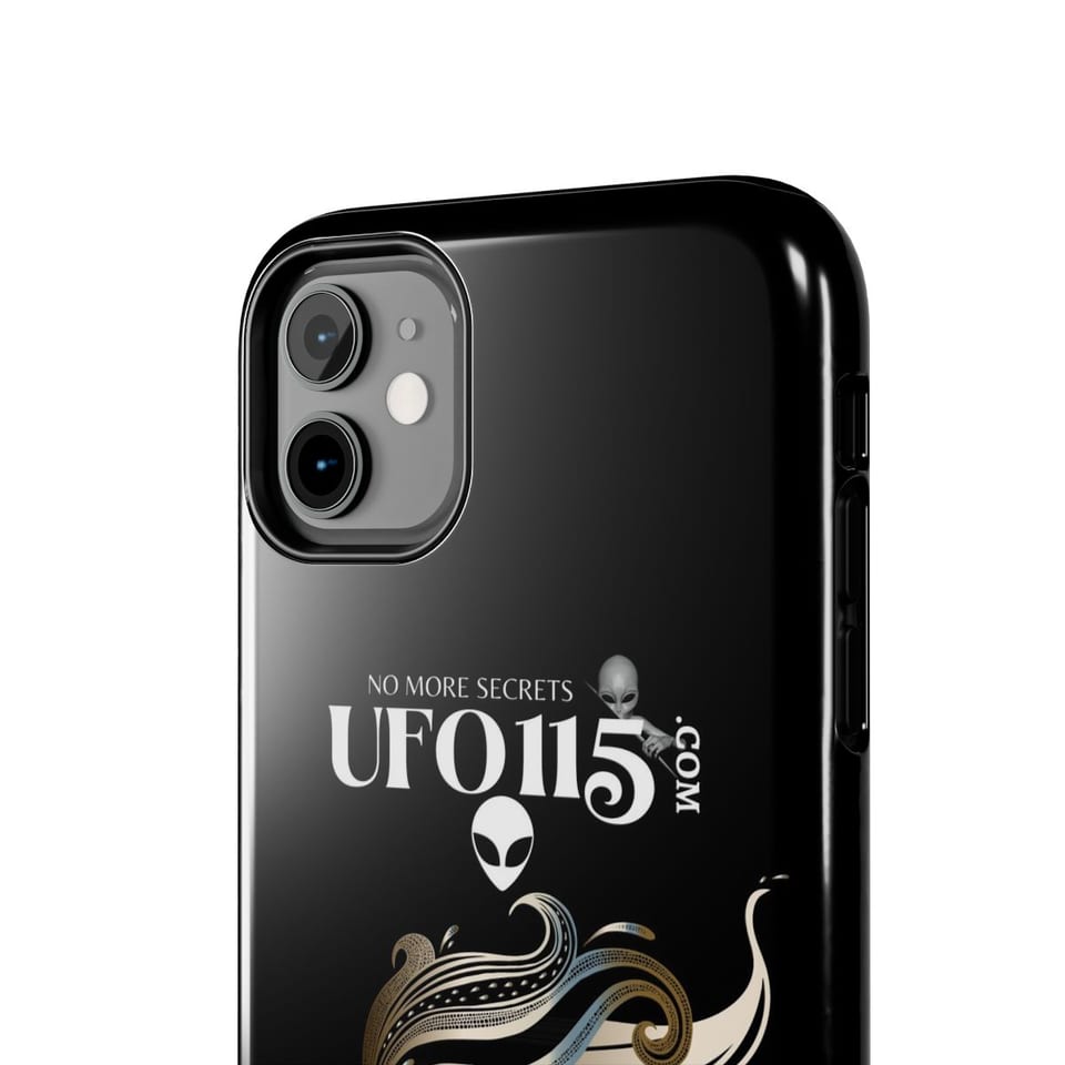Garuda Bird Phone Case, close up view (Printify product mockup)