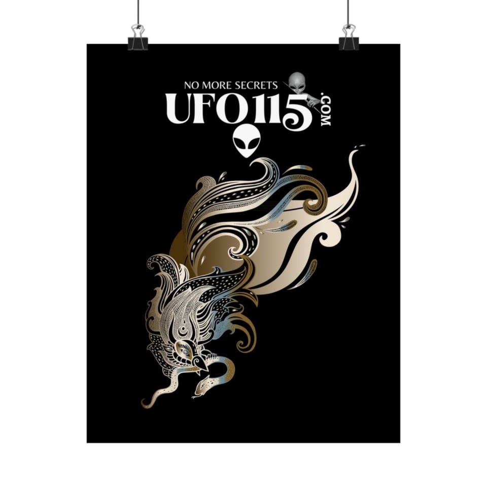 Garuda Bird Poster, front view (Printify product mockup)