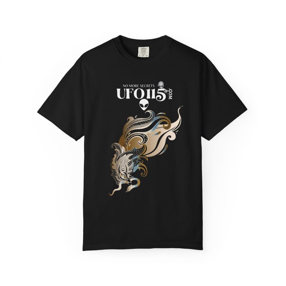 Garuda Bird Tee, front view (Printify product mockup)