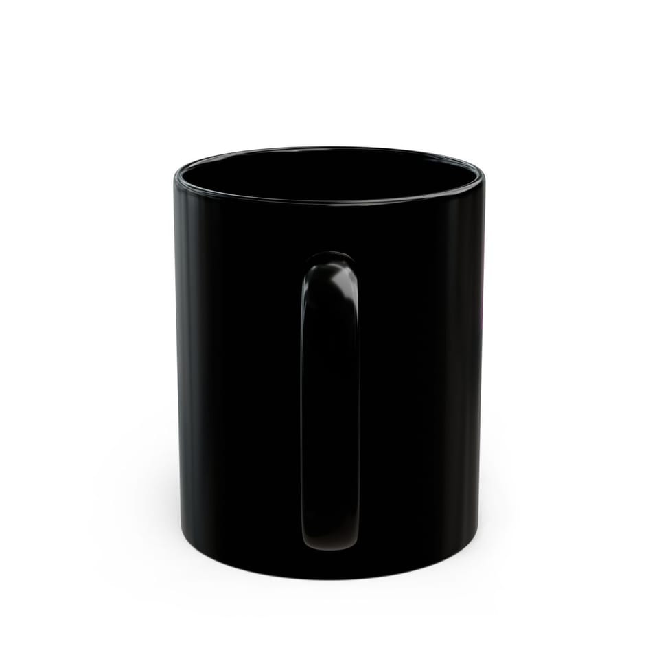 Have a Nice Day Alien Mug, back view (Printify product mockup)