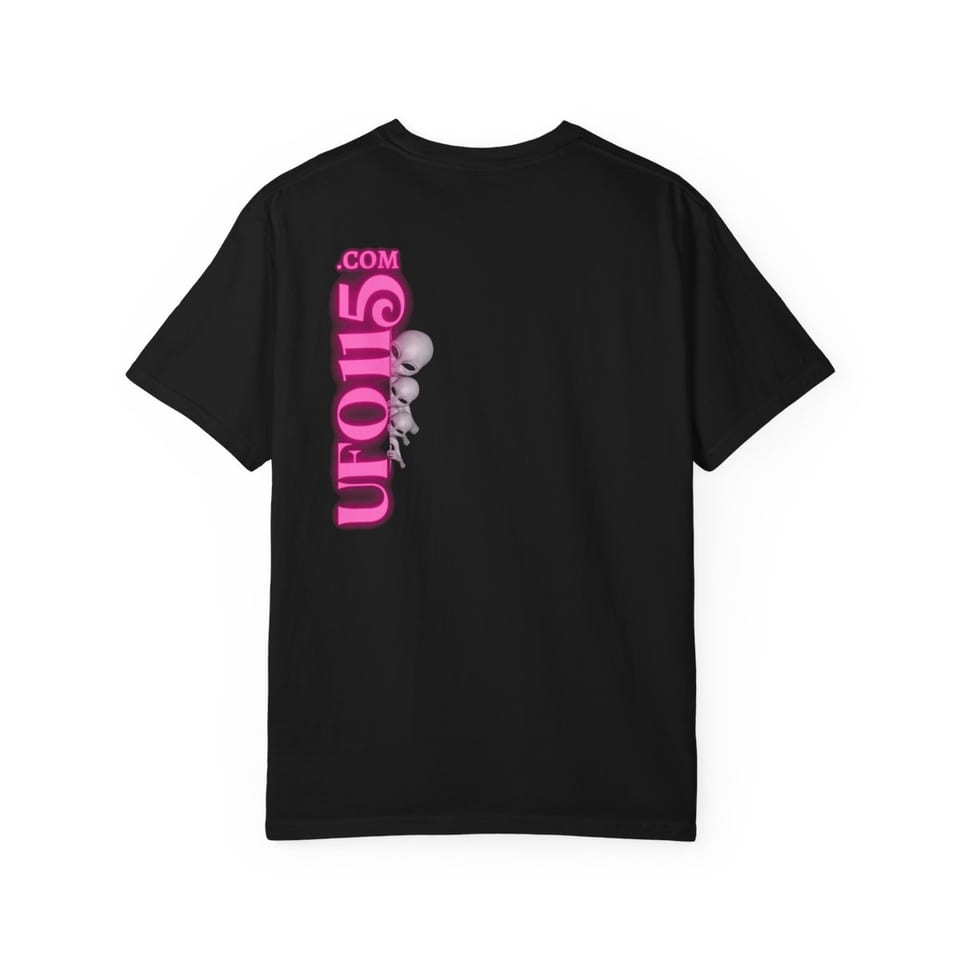 Have a Nice Day Mask Tee, back view (Printify product mockup)