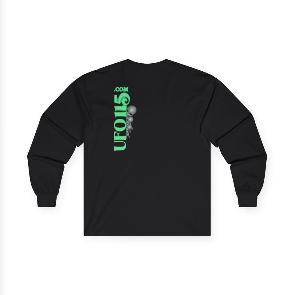 Join the Disclosure Movement Long Sleeve Tee, back view (Printify product mockup)
