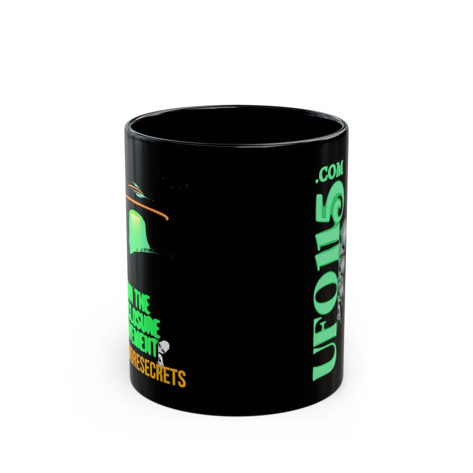 Join the Disclosure Movement Mug, front view (Printify product mockup)