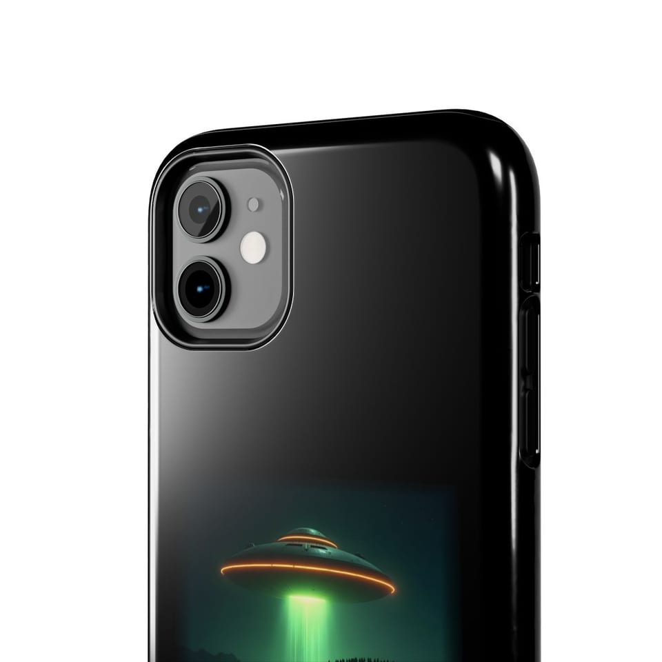 Join the Disclosure Movement Phone Case, close up view (Printify product mockup)