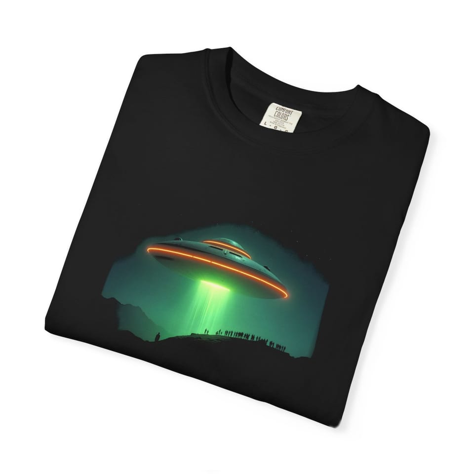 Join the Disclosure Movement Tee, folded view (Printify product mockup)