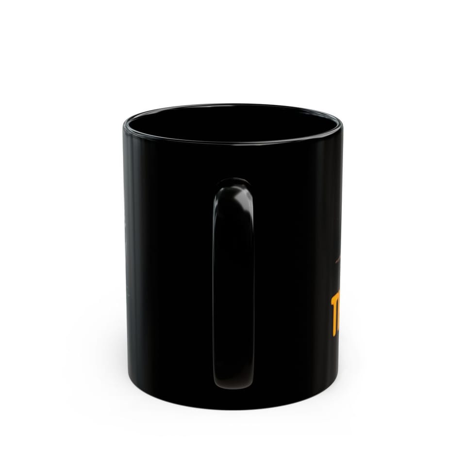 Lights Over the Desert 1997 Mug, back view (Printify product mockup)