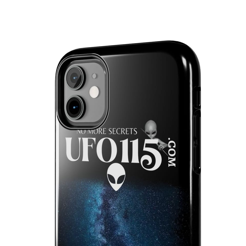 Mayan Pyramid Milky Way Phone Case, close up view (Printify product mockup)