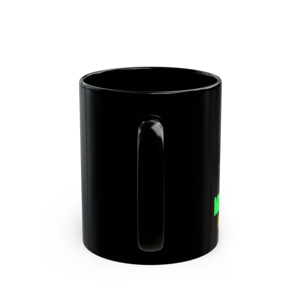 Missing Time Mug, back view (Printify product mockup)