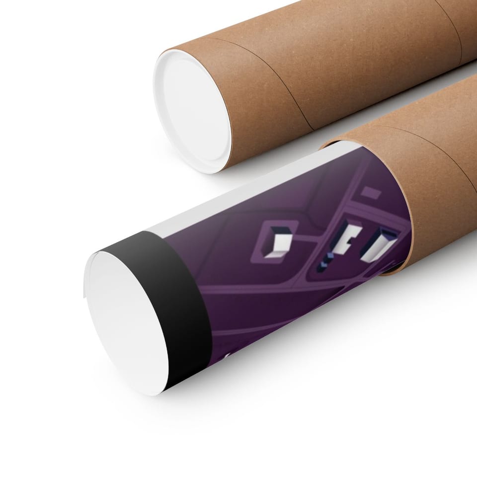No More Secrets Area 51 Poster, close up view (Printify product mockup)
