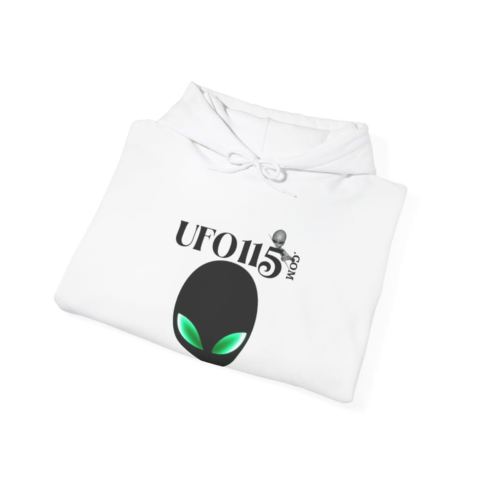No More Secrets Green Eyes Hoodie, folded view (Printify product mockup)