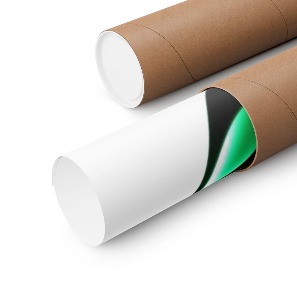 No More Secrets Green Eyes Poster, close up view (Printify product mockup)