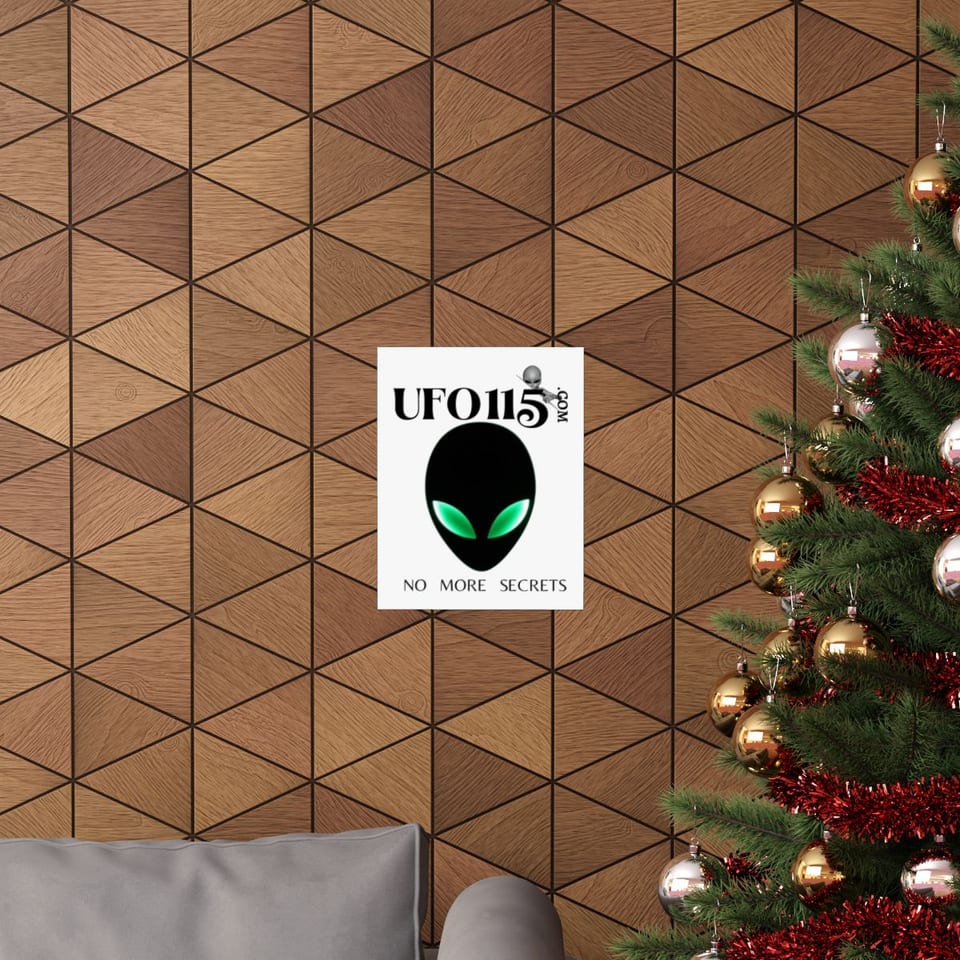 No More Secrets Green Eyes Poster, context 1 view (Printify product mockup)