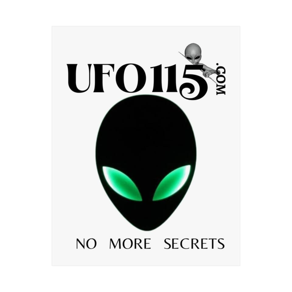 No More Secrets Green Eyes Poster, front 2 view (Printify product mockup)