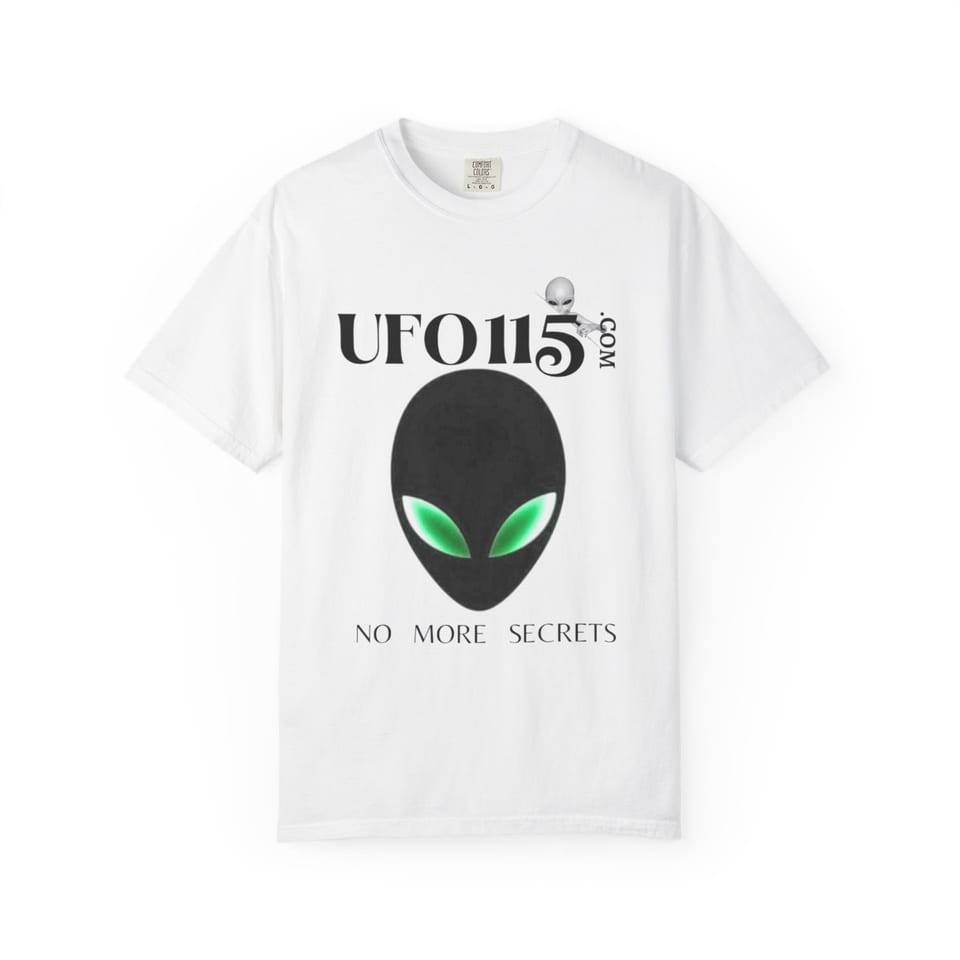 No More Secrets Green Eyes Tee, front view (Printify product mockup)