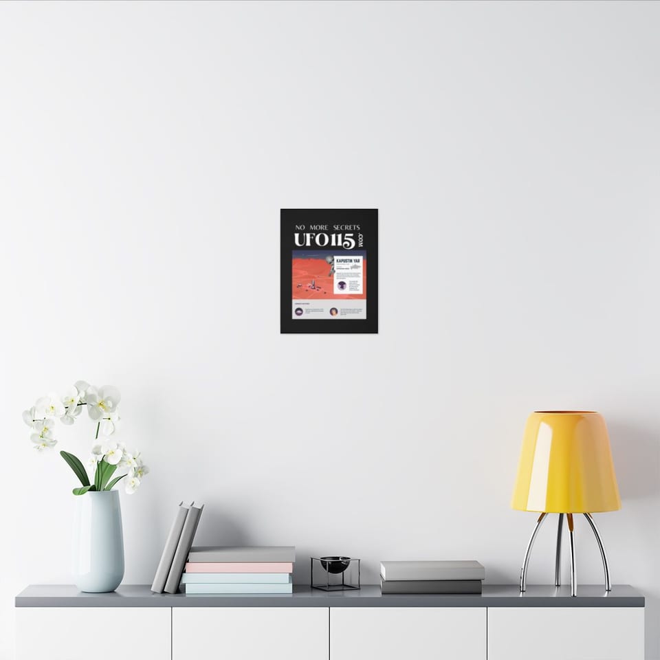 No More Secrets Kapustin Yar Canvas, context 2 view (Printify product mockup)