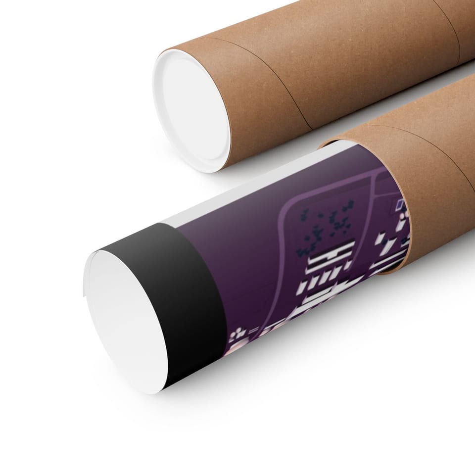 No More Secrets Pine Gap Poster, close up view (Printify product mockup)