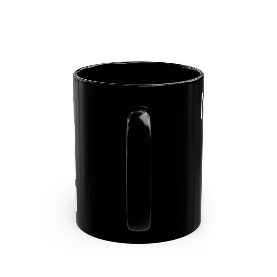 No More Secrets South China Sea Mug, back view (Printify product mockup)
