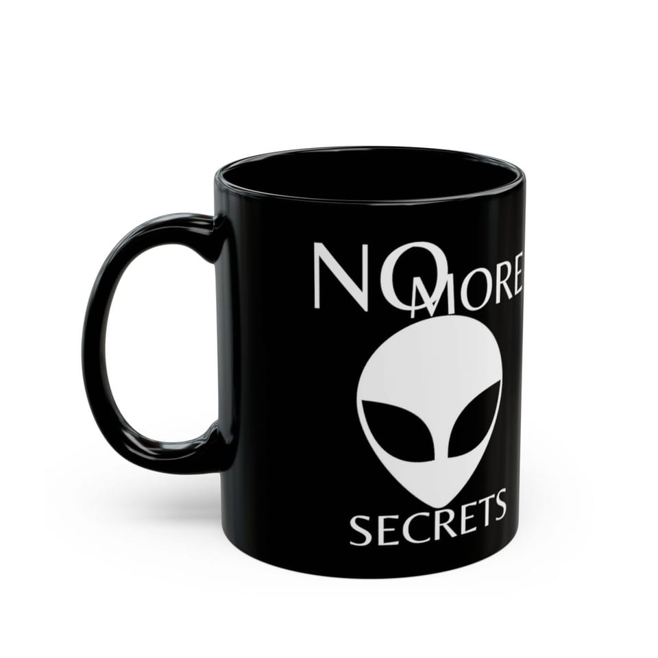 No More Secrets South China Sea Mug, left view (Printify product mockup)