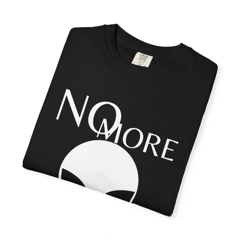 No More Secrets South China Sea Tee, folded view (Printify product mockup)