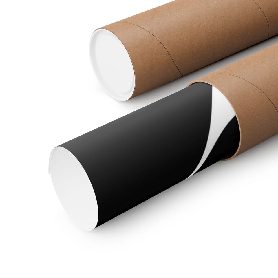 No More Secrets White Alien Face Poster, close up view (Printify product mockup)