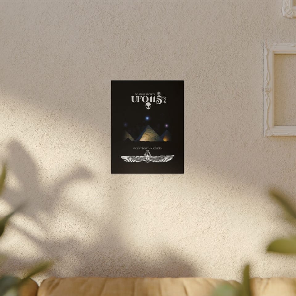 Orion's Belt Pyramids Canvas, context 1 view (Printify product mockup)