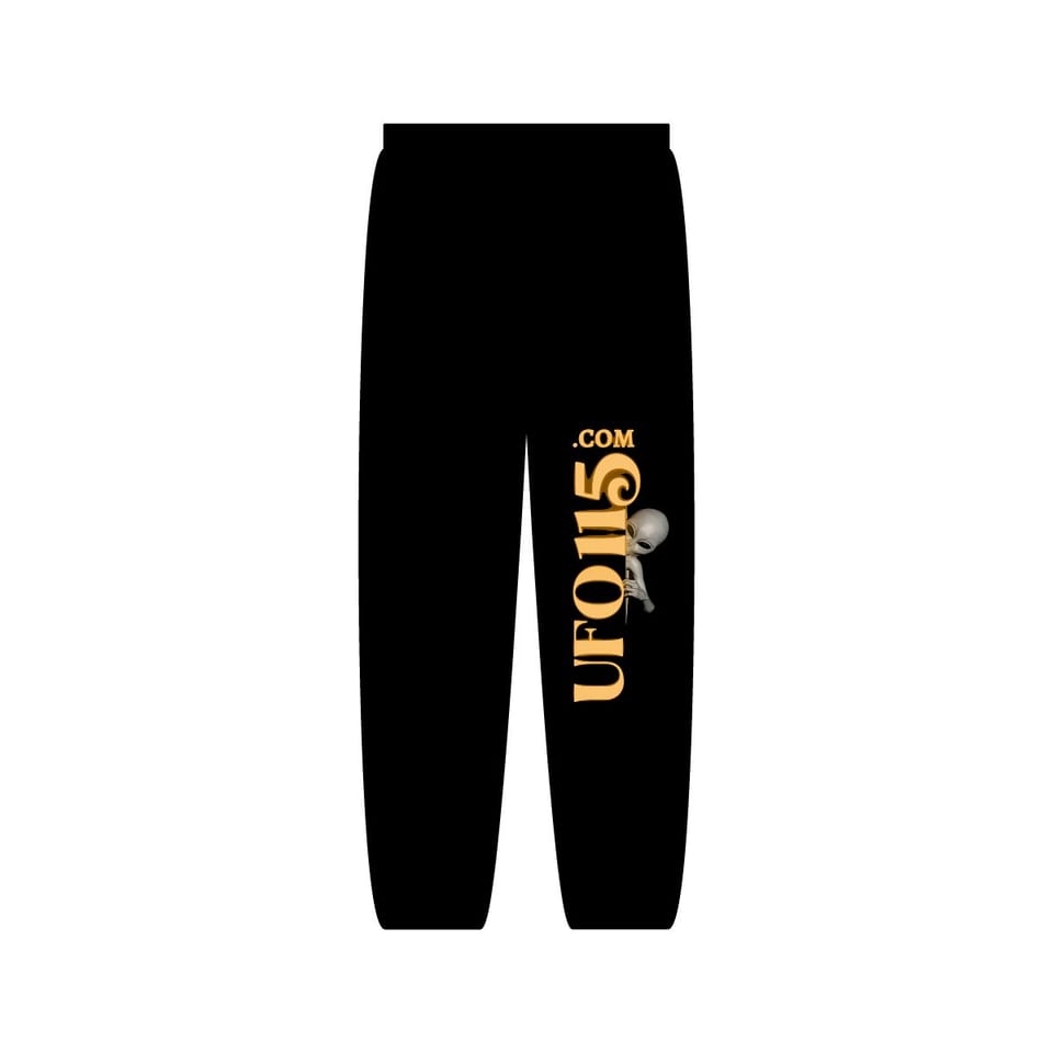 Orion's Belt Pyramids Sweatpants, front view (Printify product mockup)