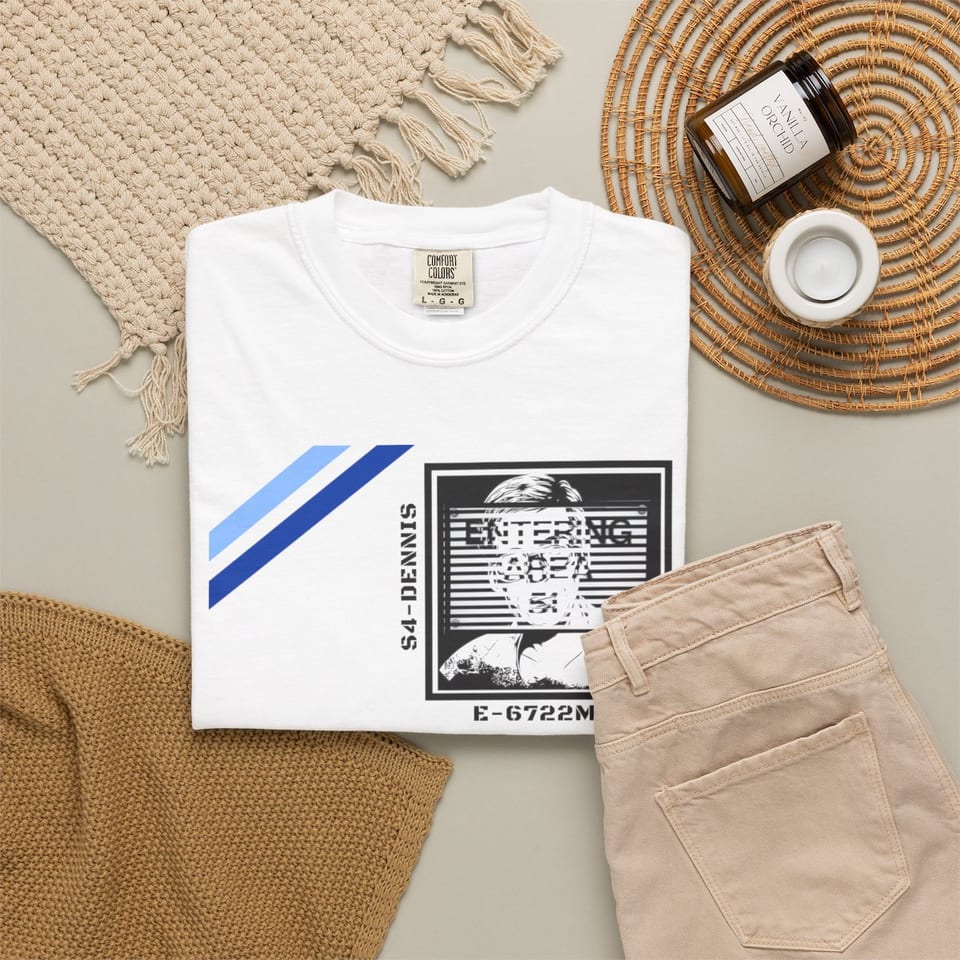 S4 ID My Man Bob Tee, folded 2 view (Printify product mockup)