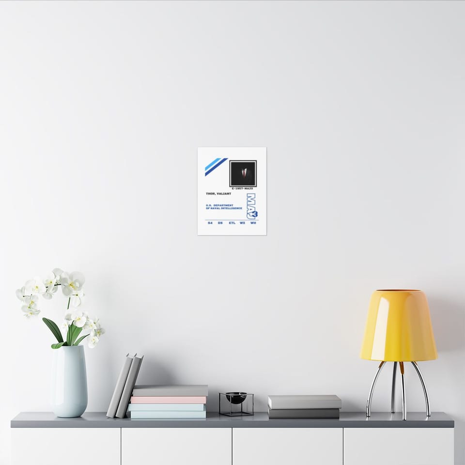 S4 ID Valiant Thor Canvas, context 2 view (Printify product mockup)