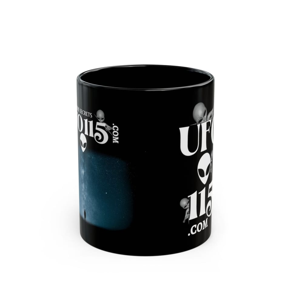 Sky Watcher Blue Solitude Mug, front view (Printify product mockup)