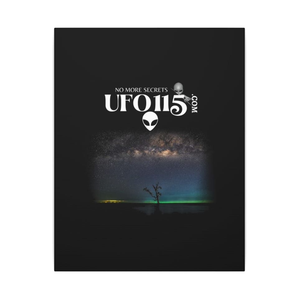 Sky Watcher Glowy Nights Canvas, front view (Printify product mockup)