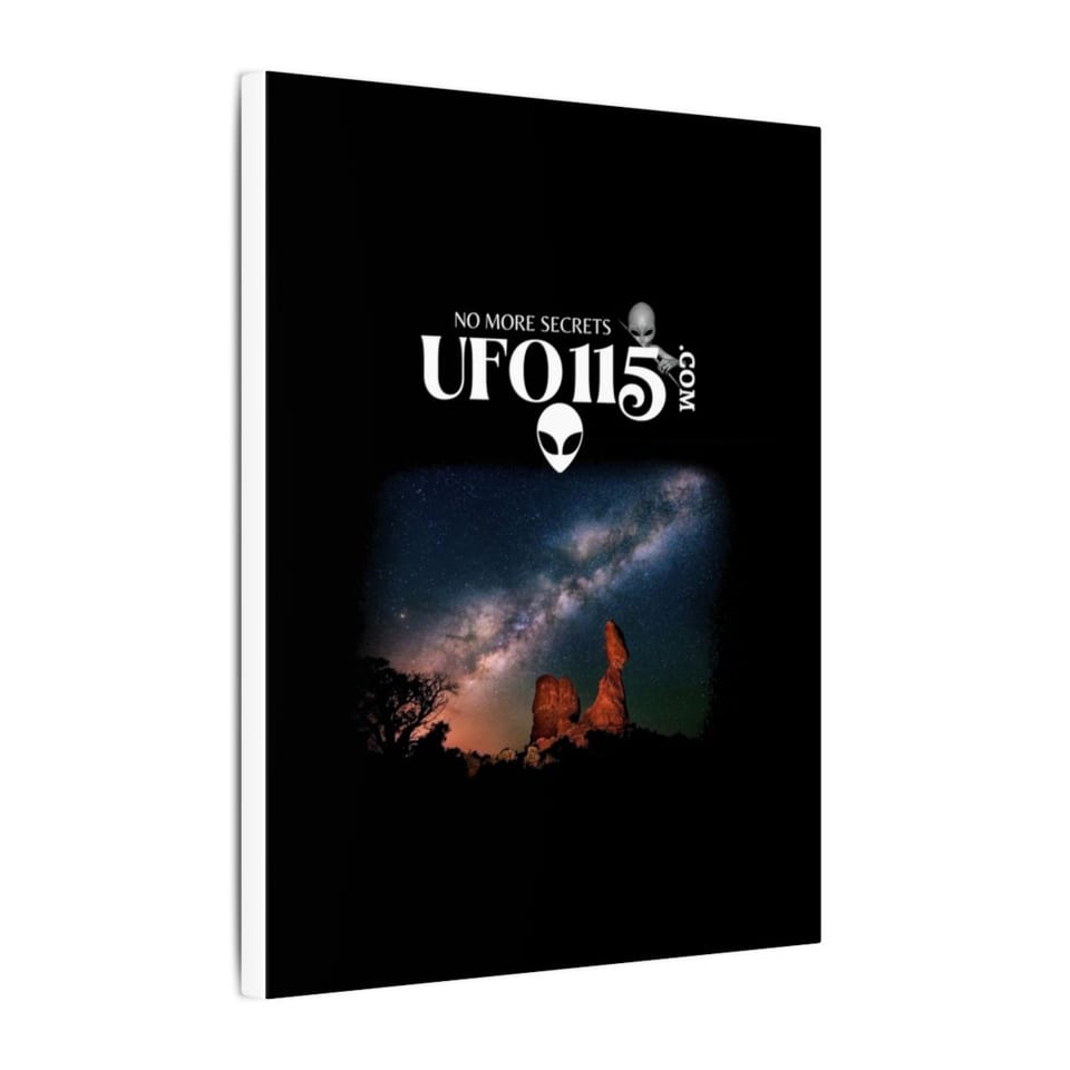 Sky Watcher Milky Way Canyon Canvas, side view (Printify product mockup)