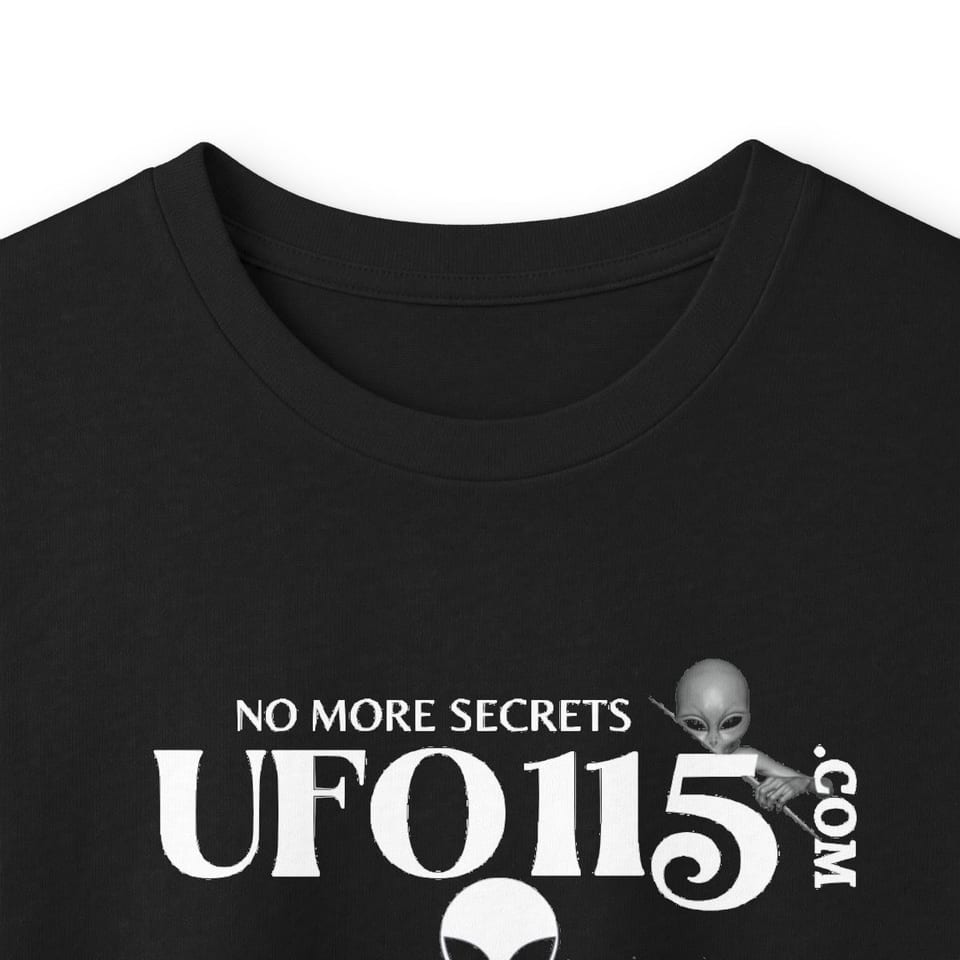 Sky Watcher Pretty in Pink Long Sleeve Tee, collar closeup view (Printify product mockup)