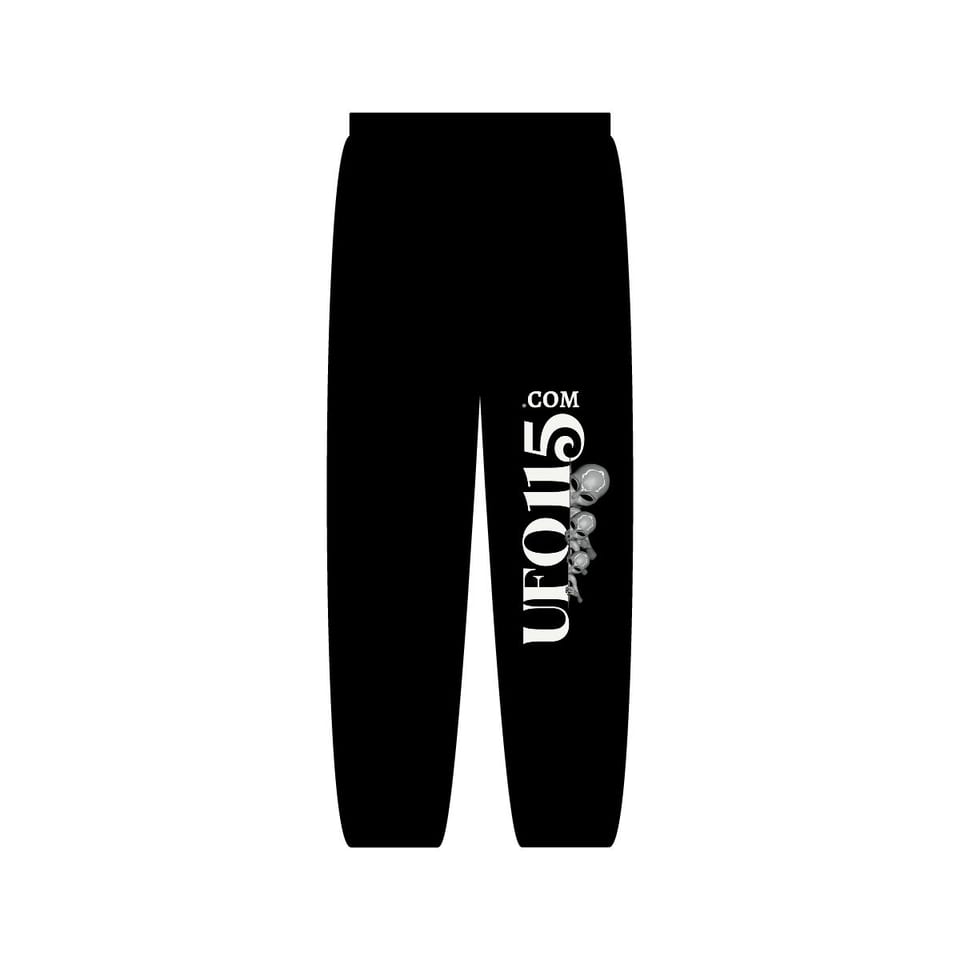 Sky Watcher Pretty in Pink Sweatpants, front view (Printify product mockup)