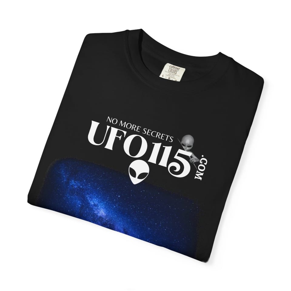 Sky Watcher Pretty in Pink Tee, folded view (Printify product mockup)