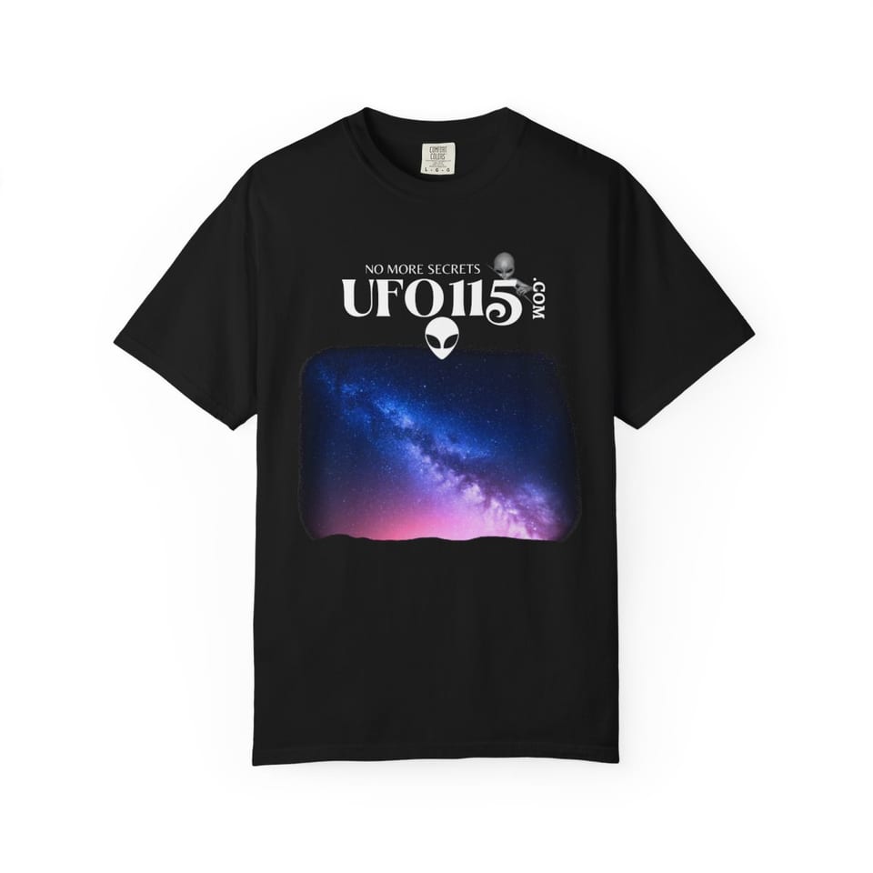 Sky Watcher Pretty in Pink Tee, front view (Printify product mockup)