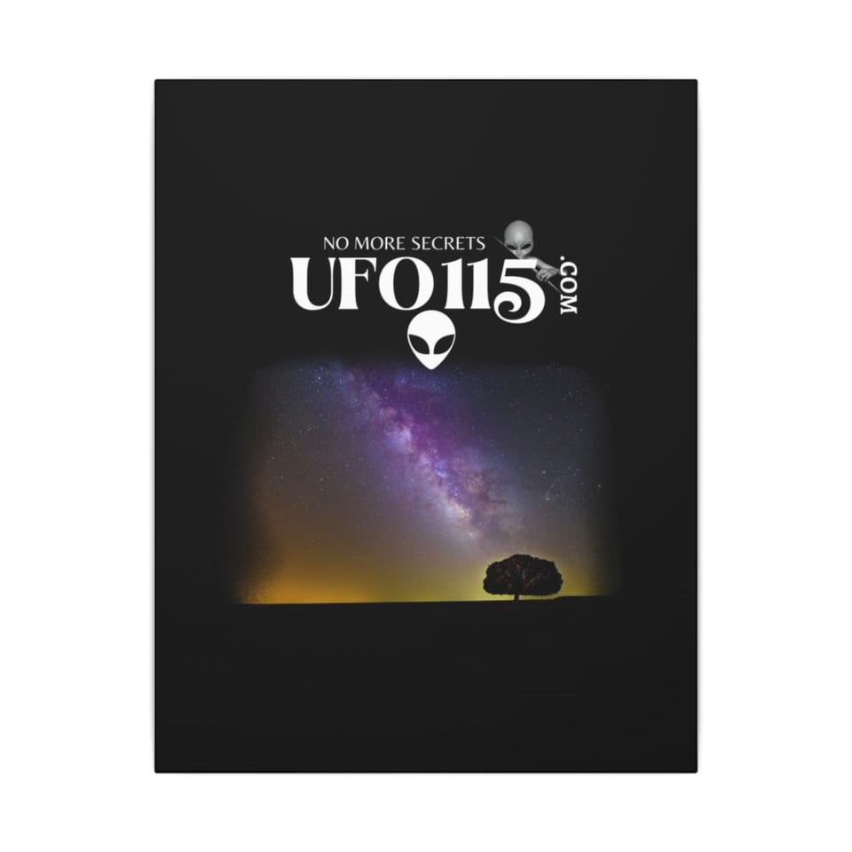 Sky Watcher Purple Star Dust Canvas, front view (Printify product mockup)