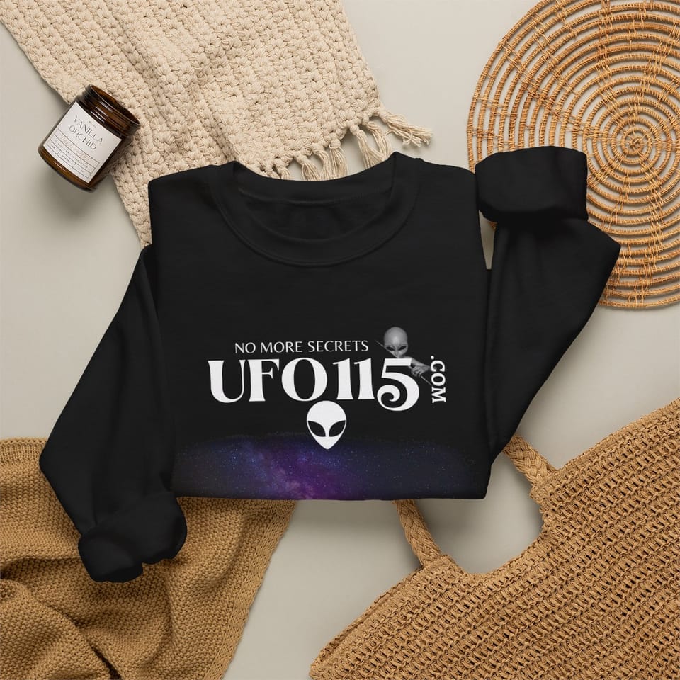 Sky Watcher Purple Star Dust Crewneck Sweatshirt, folded 2 view (Printify product mockup)