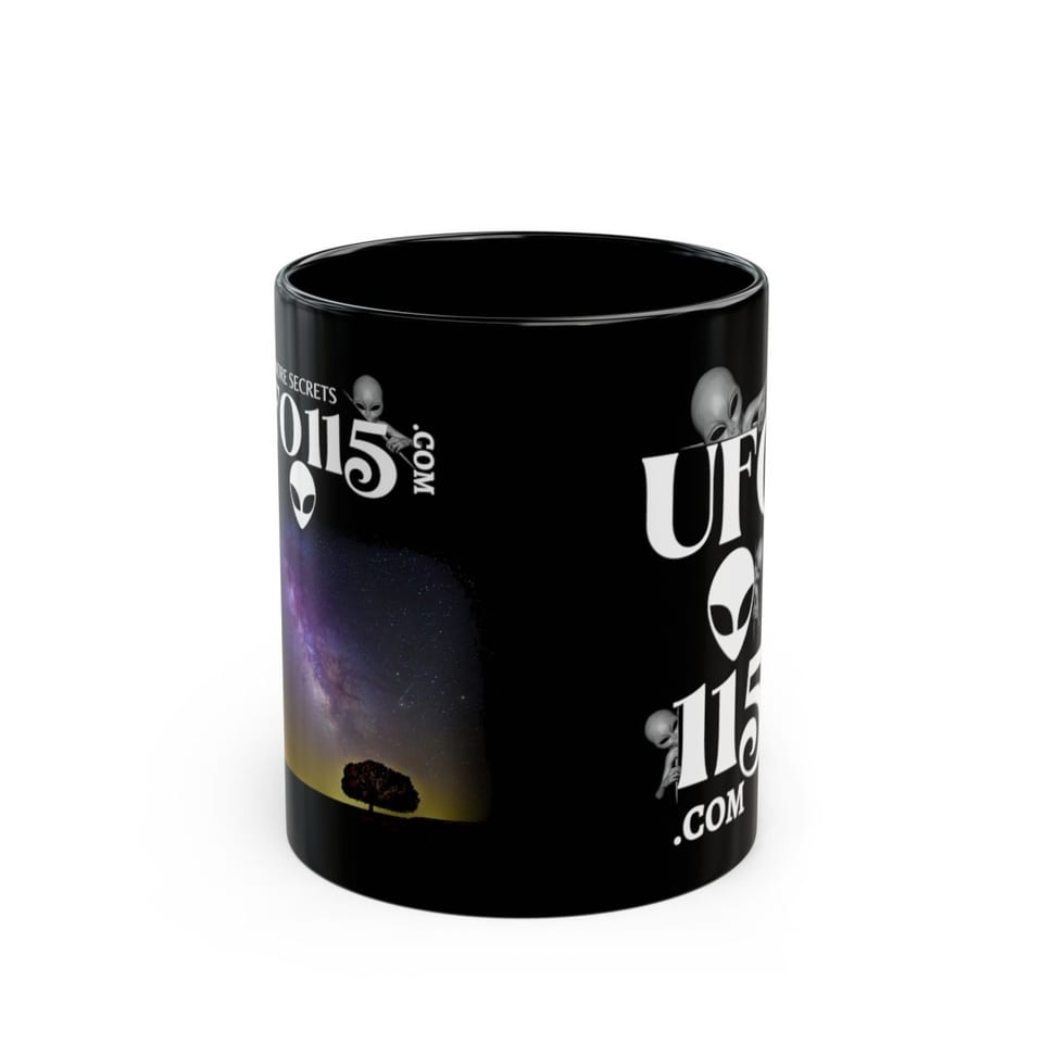Sky Watcher Purple Star Dust Mug, front view (Printify product mockup)
