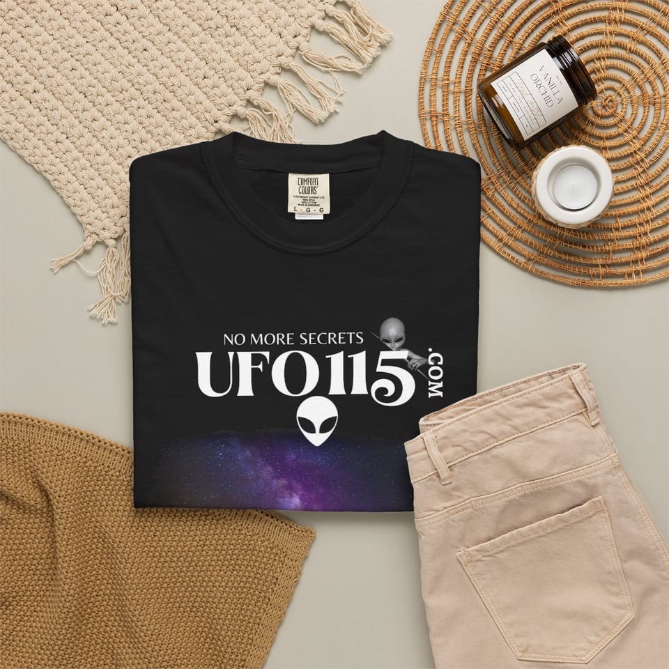 Sky Watcher Purple Star Dust Tee, folded 2 view (Printify product mockup)