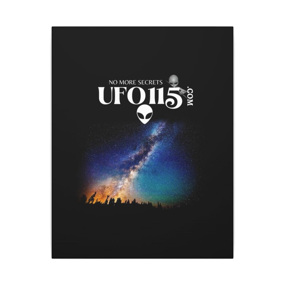 Sky Watcher Rainbow Bridge Canvas, front view (Printify product mockup)